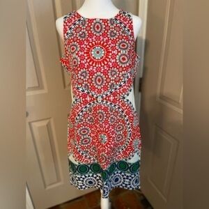 London Times Multicolored Kaleidoscope Dress